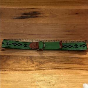 Crewcuts Green Anchor Belt